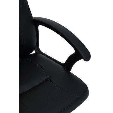 Brent Black Small Home Office Chair