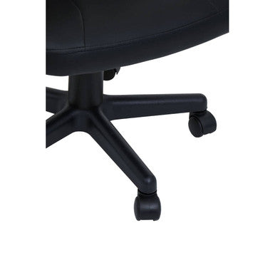 Brent Black Small Home Office Chair