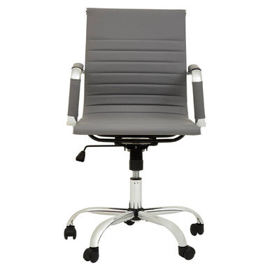 Brent Grey Low Back Home Office Chair