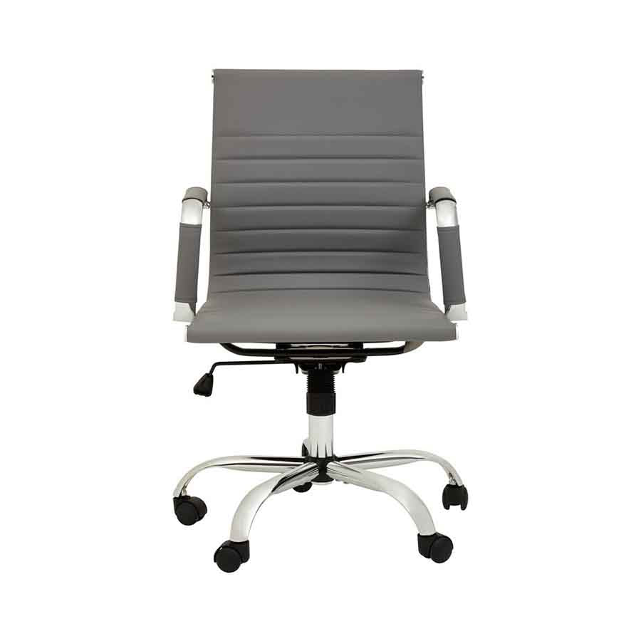 Brent Grey Low Back Home Office Chair