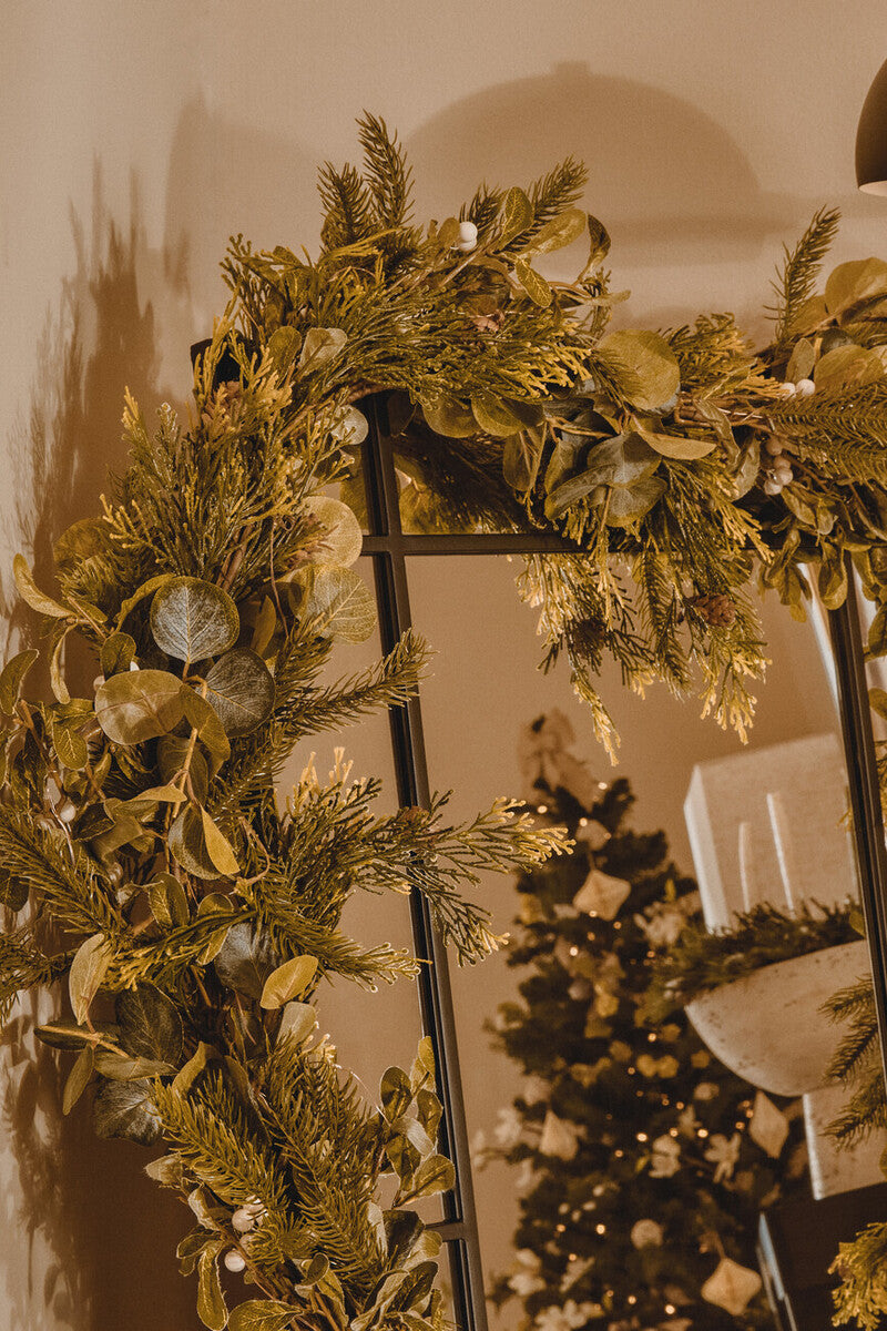 Tiana Floor Standing Mirror Black Frame