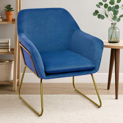 Xander Midnight Velvet Armchair