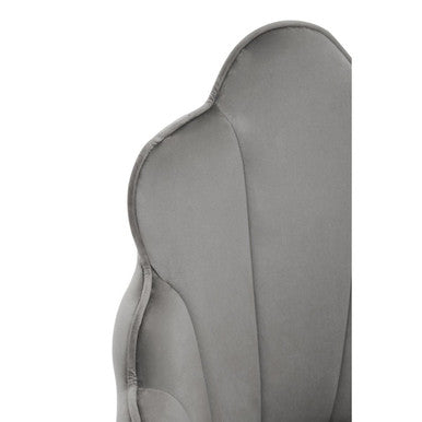 Tian Grey Velvet Dining Chair