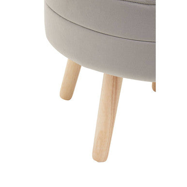 Ivy Mink Velvet Stool