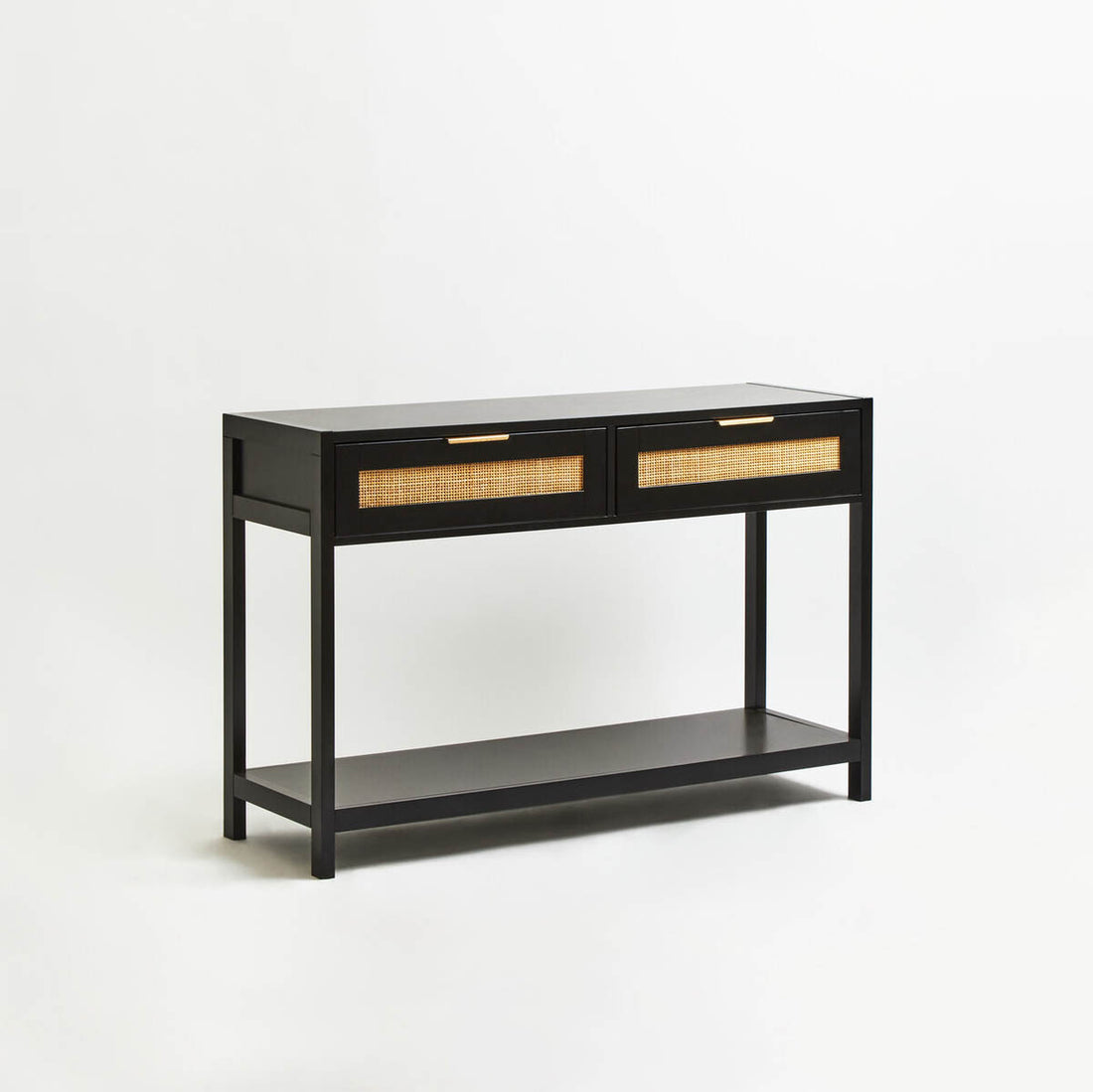 Sherman Black Wood Console Table