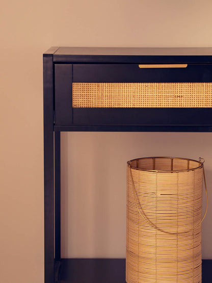 Sherman Black Wood Console Table