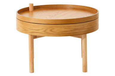 Viborg Revolving Top Side Table