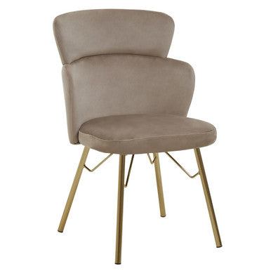 Veneto Mink Velvet Chair