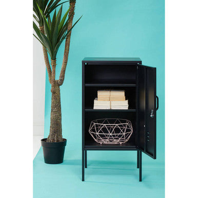 Academy One Door Black Locker