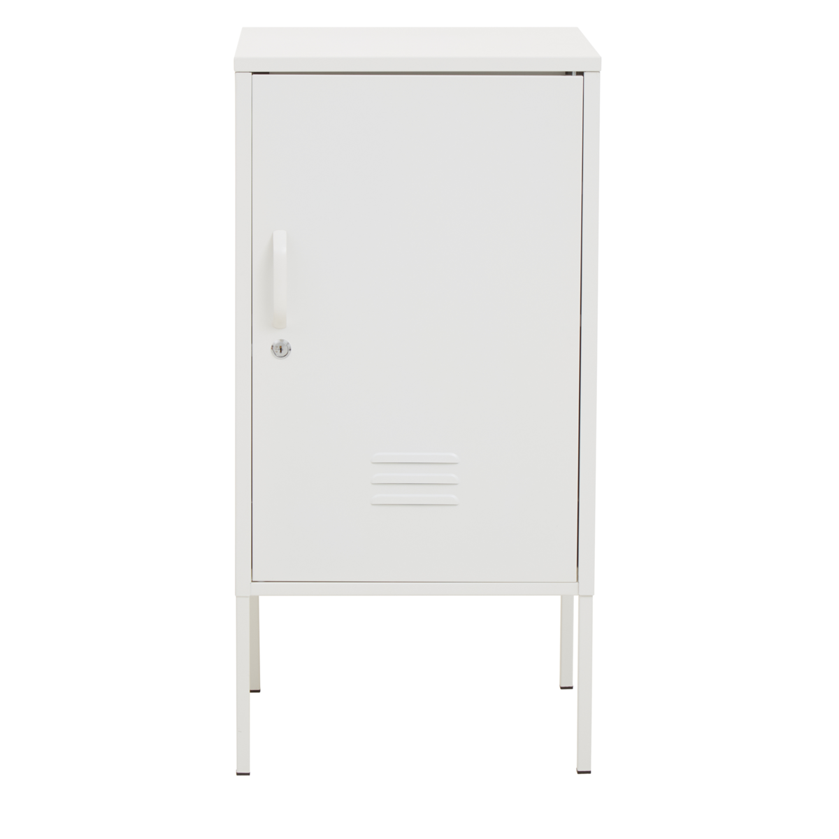 Academy One Door White Cabinet