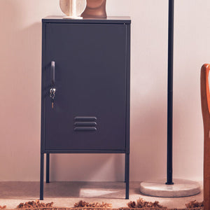 Academy Grey Metal One Door Locker Style Cabinet