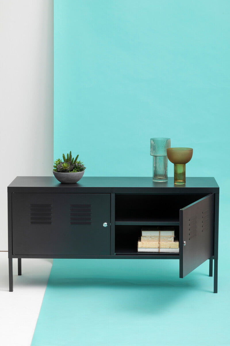 Academy Two Door Black Locker - Image 4