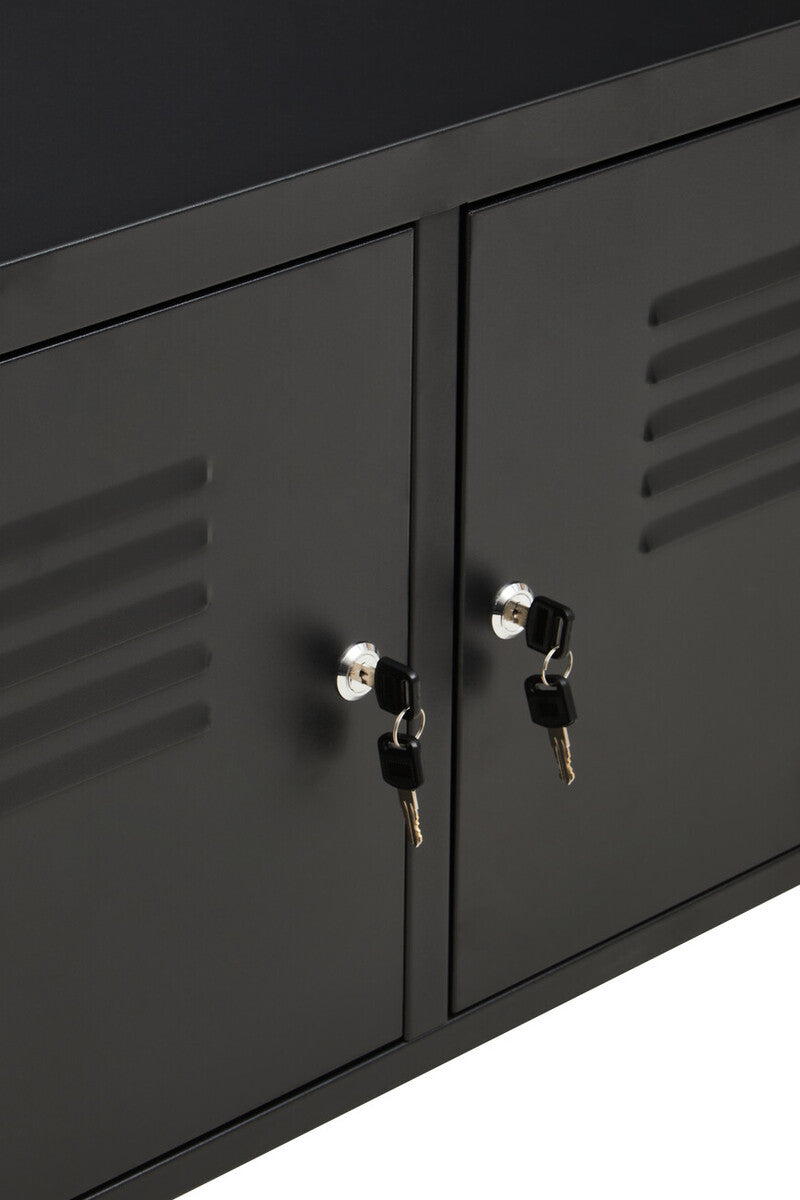Academy Two Door Black Locker - Image 9