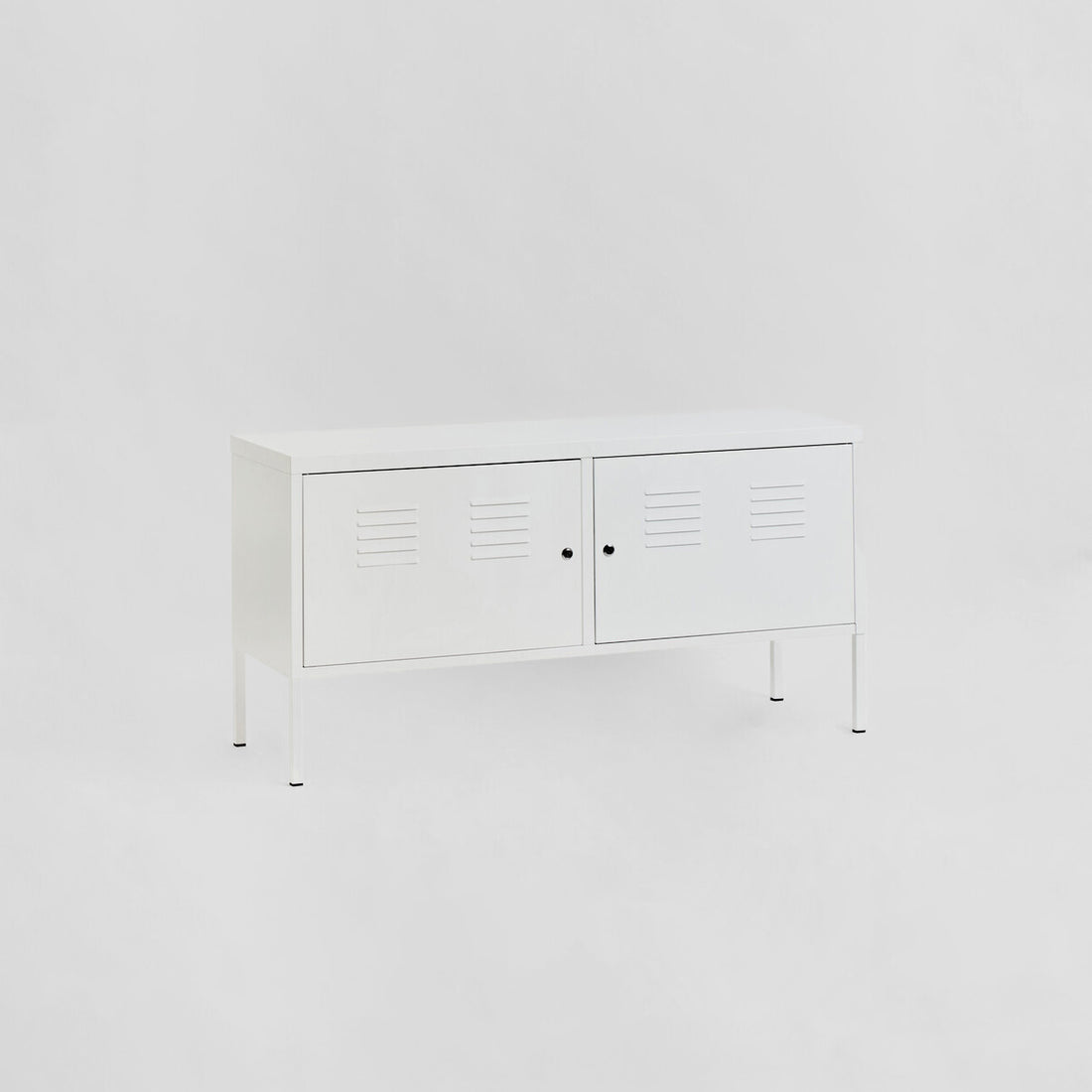 Academy Two Door White Locker Cabinet