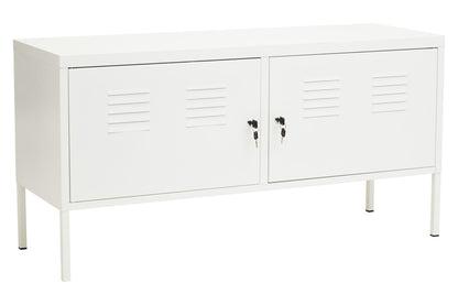 Academy Two Door White Locker Cabinet