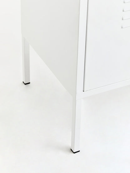 Academy Two Door White Locker Cabinet