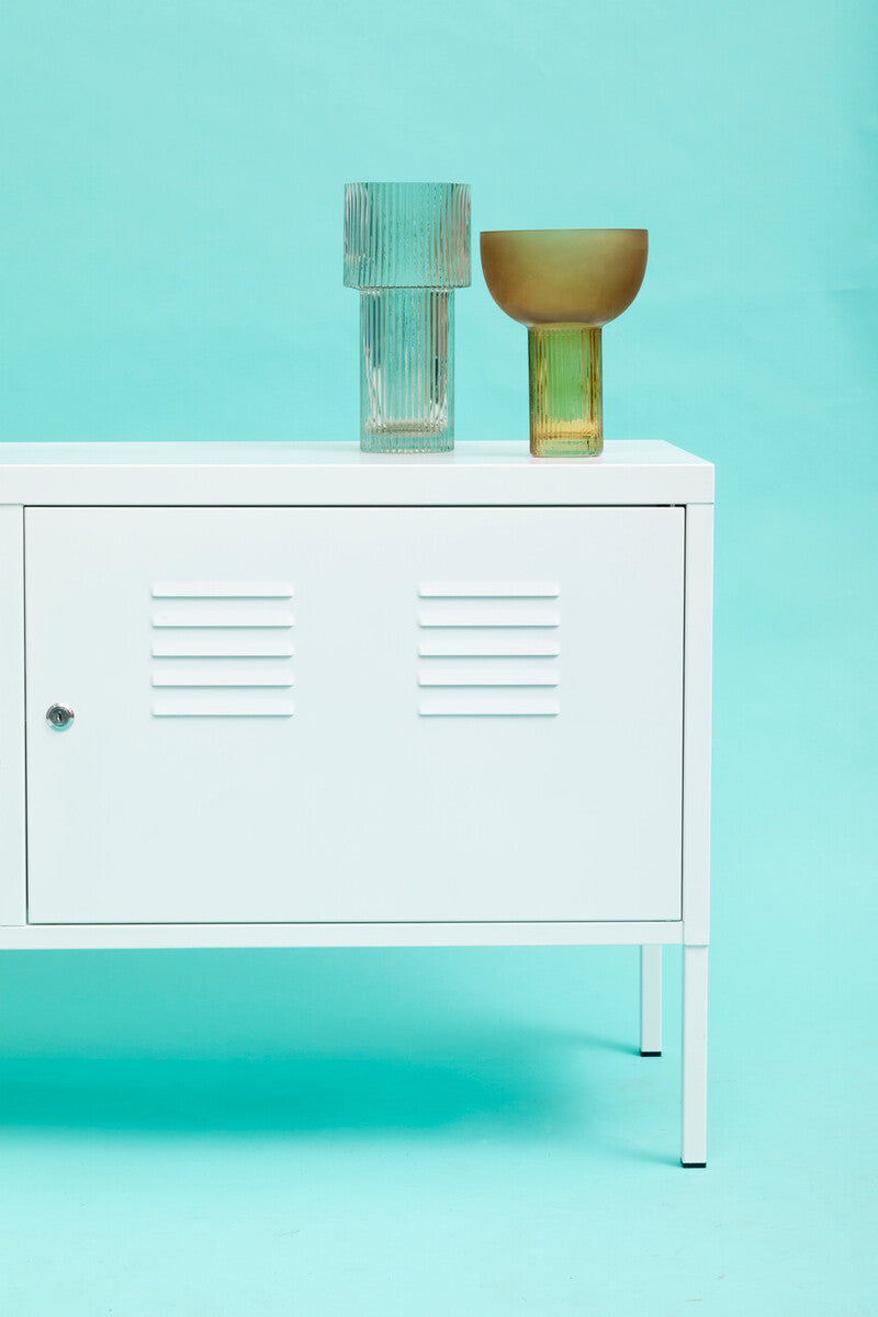 Academy Two Door White Locker Cabinet