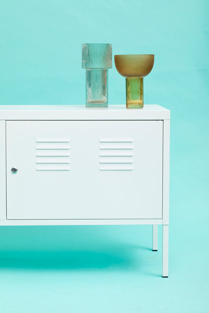 Academy Two Door White Locker Cabinet