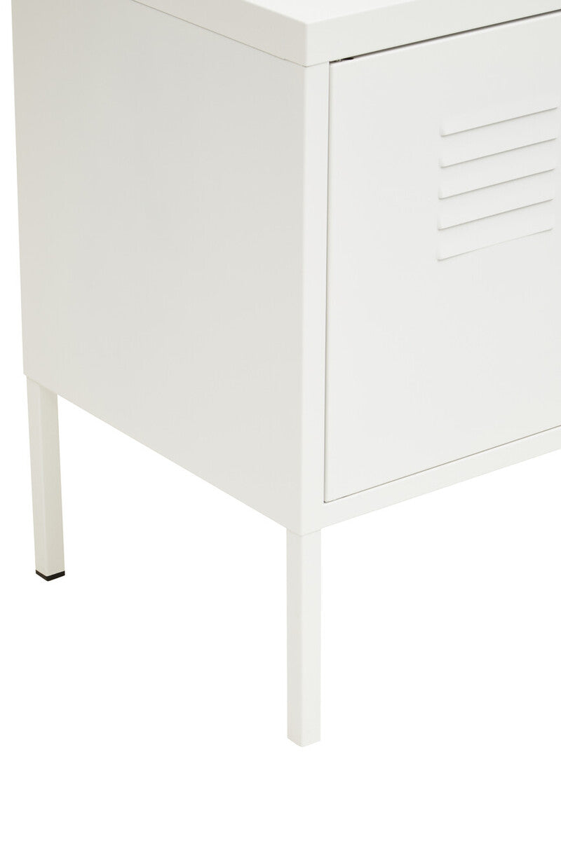 Academy Two Door White Locker Cabinet
