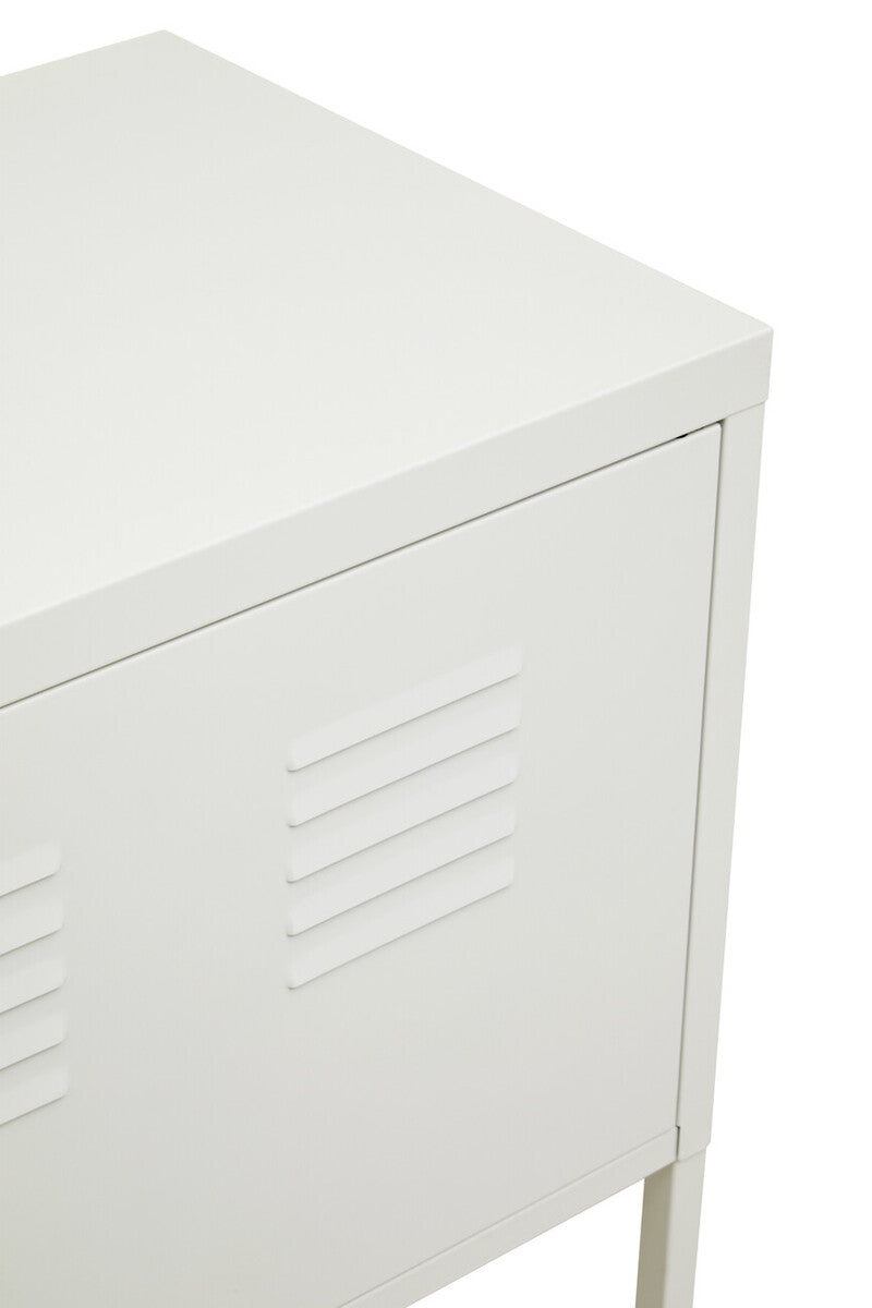 Academy Two Door White Locker Cabinet