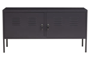 Academy Two Door Grey Locker Cabinet