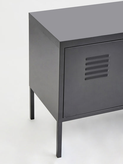 Academy Two Door Grey Locker Cabinet