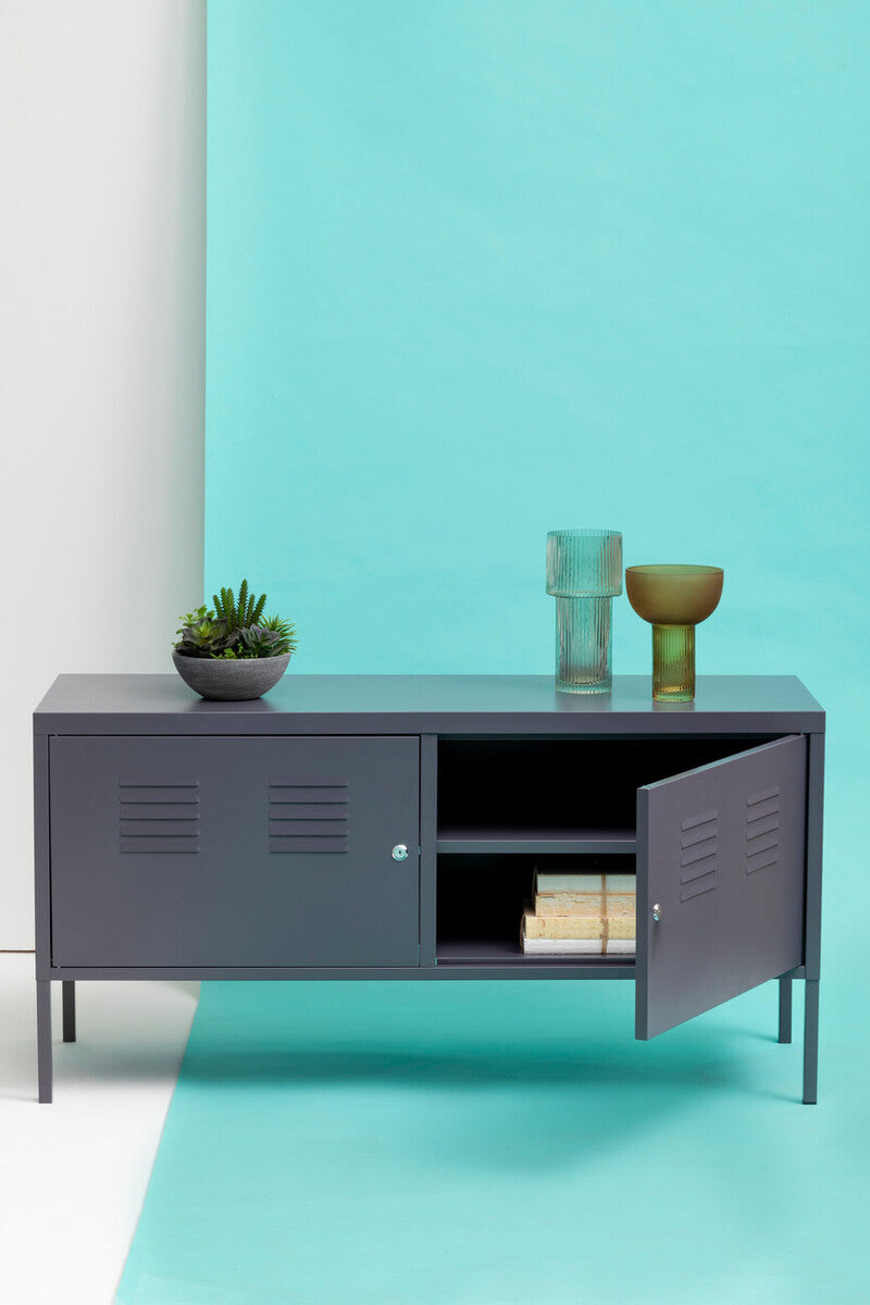 Academy Two Door Grey Locker Cabinet