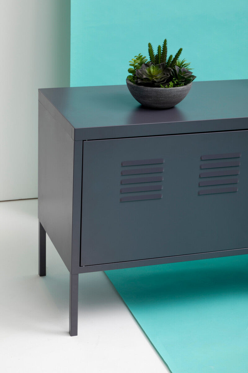 Academy Two Door Grey Locker Cabinet