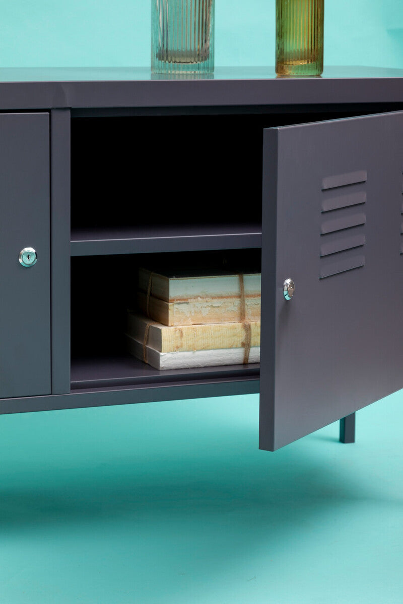 Academy Two Door Grey Locker Cabinet