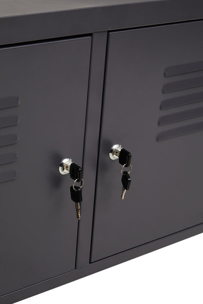 Academy Two Door Grey Locker Cabinet