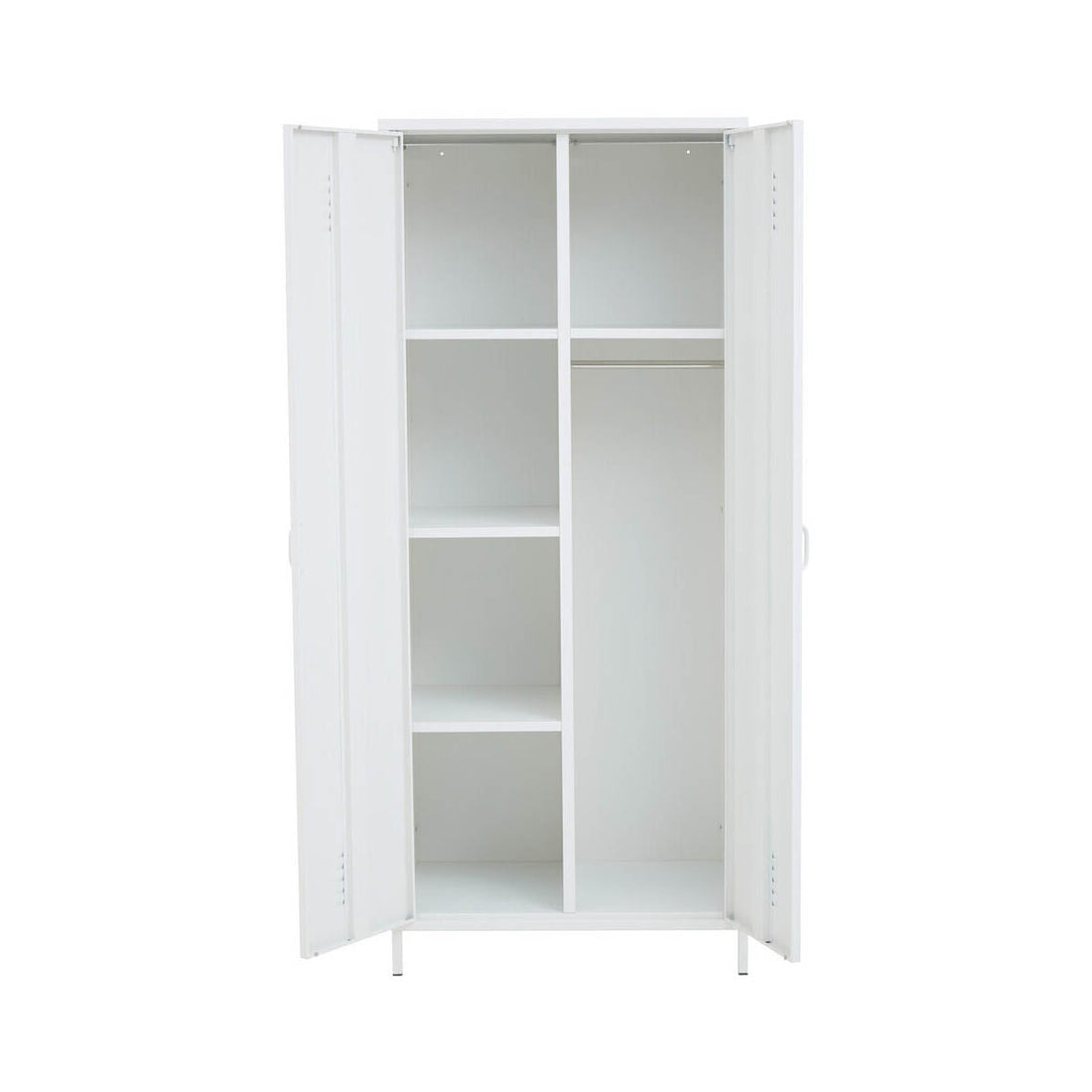 Academy White Two Door Locker Style Wardrobe