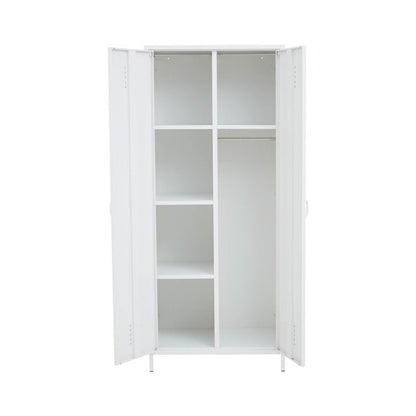 Academy White Two Door Locker Style Wardrobe
