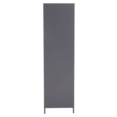 Academy Grey Two Door Locker Style Wardrobe