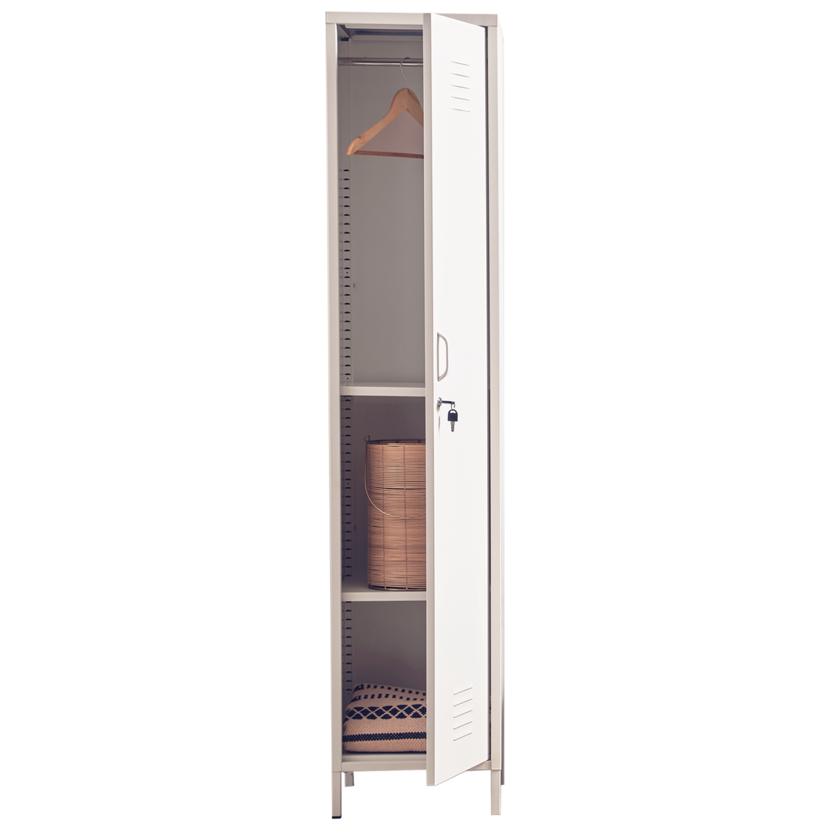 Academy White Tall One Door Locker