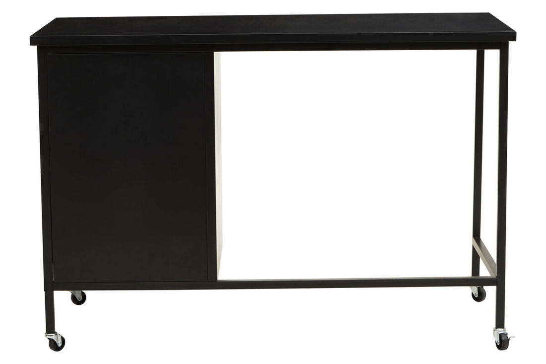 Academy Three Drawer Black Desk - Image 12