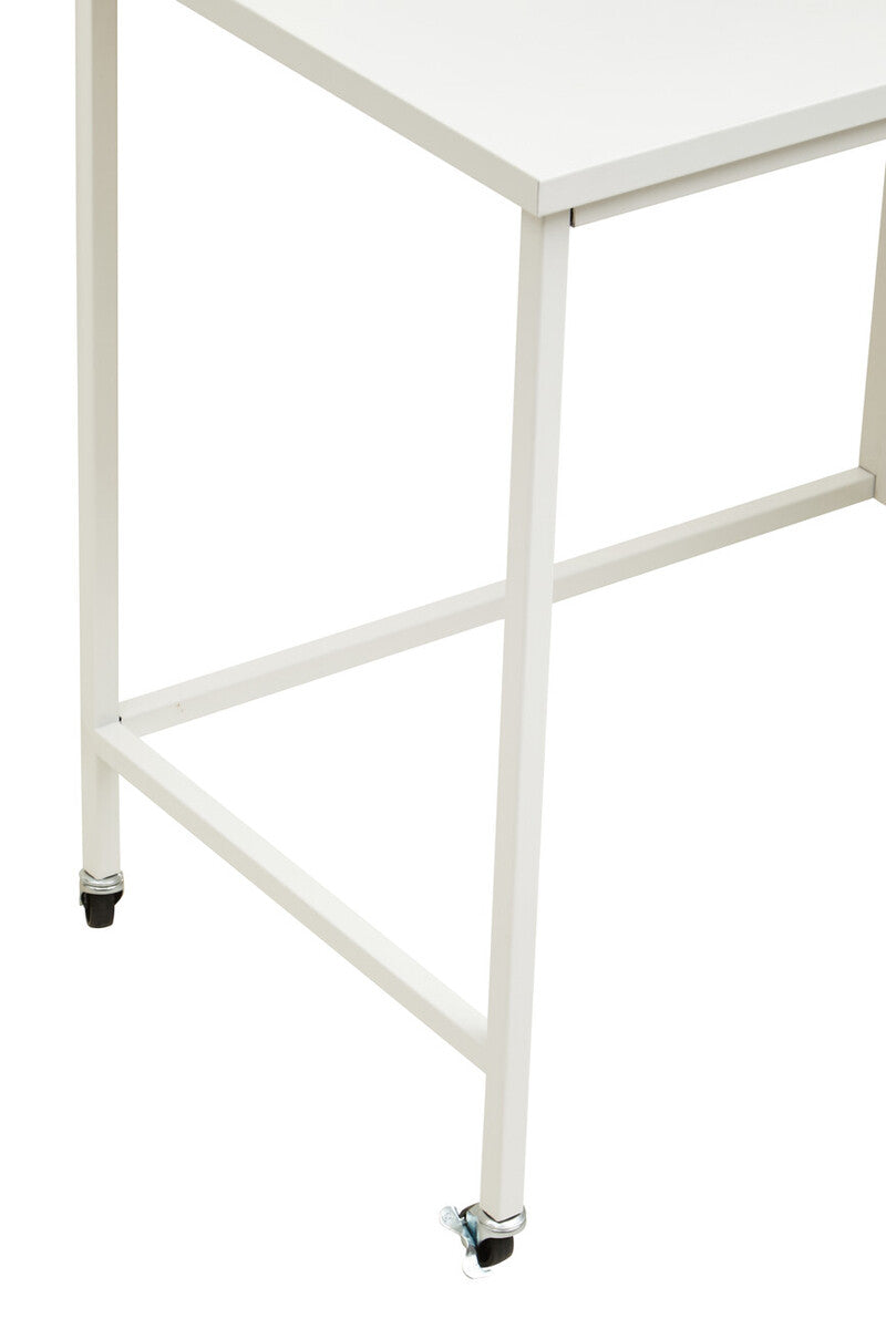 Academy Three Drawer White Desk