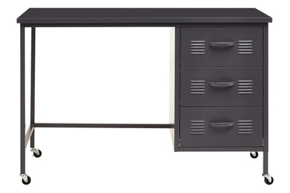 Academy Three Drawer Grey Desk