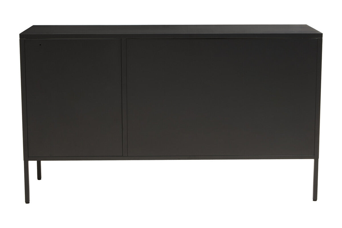 Acier Three Door Black Sideboard