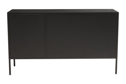 Acier Three Door Black Sideboard