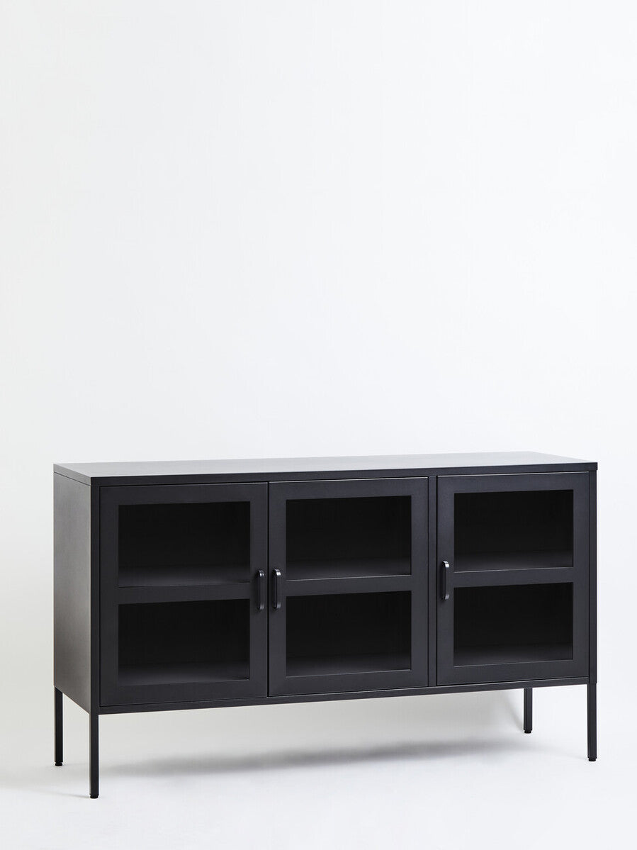 Acier Three Door Black Sideboard - Image 7