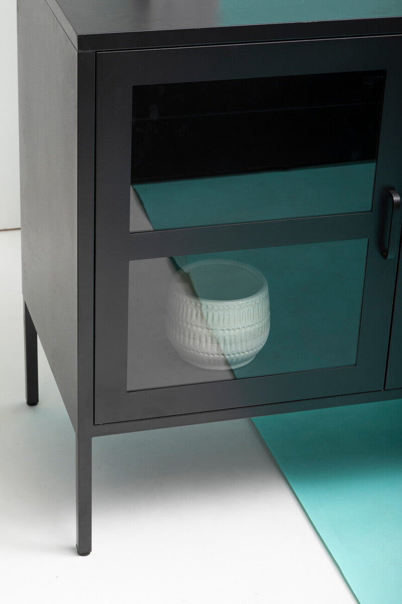 Acier Three Door Black Sideboard - Image 6