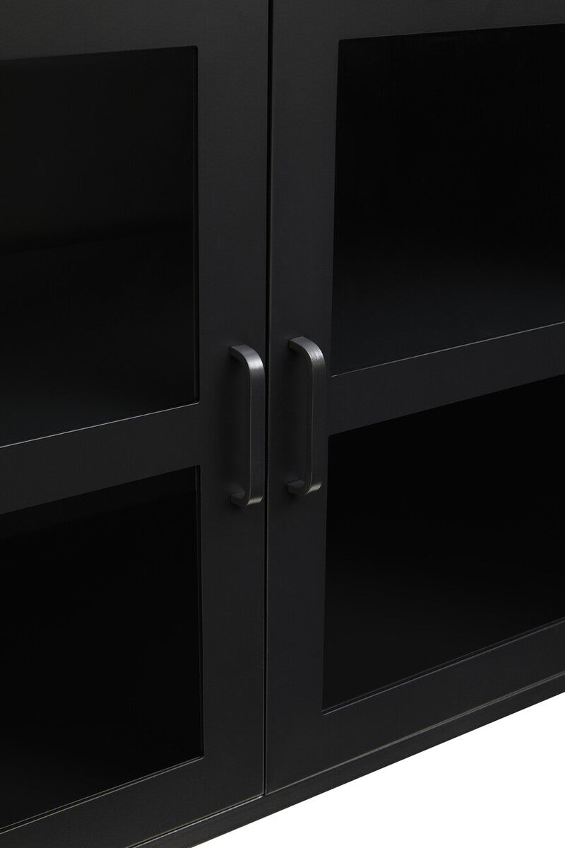 Acier Three Door Black Sideboard - Image 14