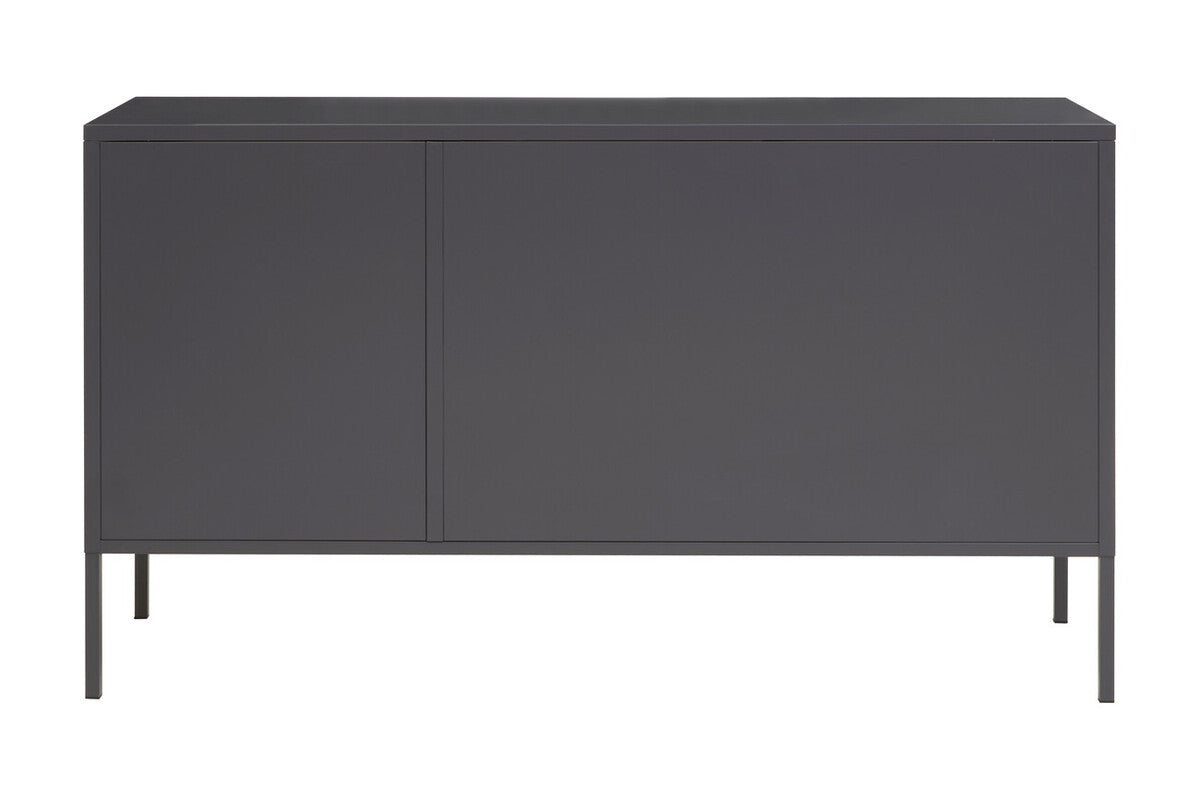 Acier Three Door Grey Metal Sideboard