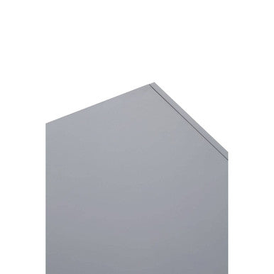 Acero Grey Metal Square Side Table