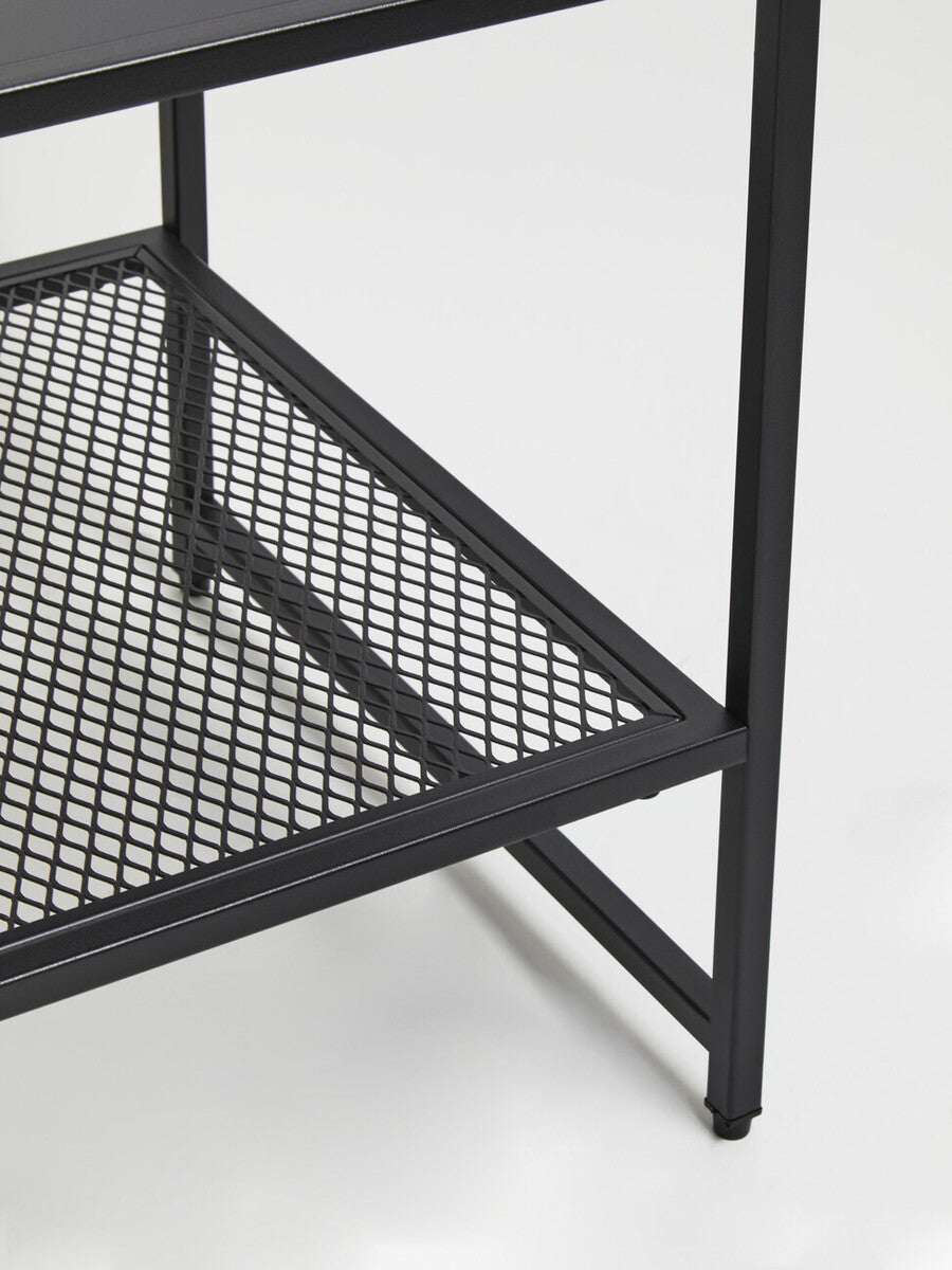 Acero Black Metal Coffee Table