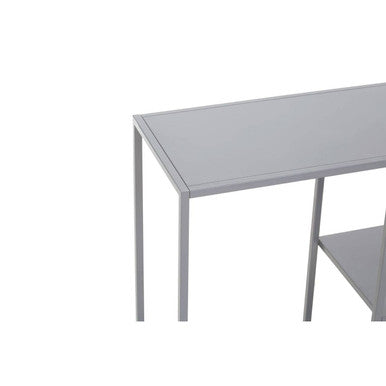 Acero Grey Metal Console Table