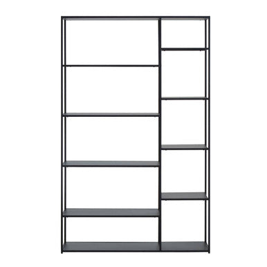Acero Black Metal Shelf Unit