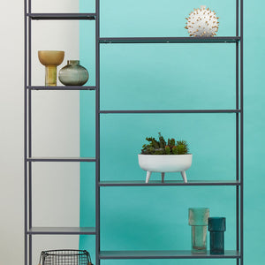 Acero Grey Metal Multi Tier Shelf Unit