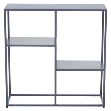 Acero Grey Metal Three Tier Shelf Unit