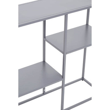 Acero Grey Metal Three Tier Shelf Unit